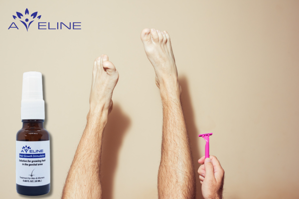 Aveline Hair Growth Serum for a Unique Leg Hair Style