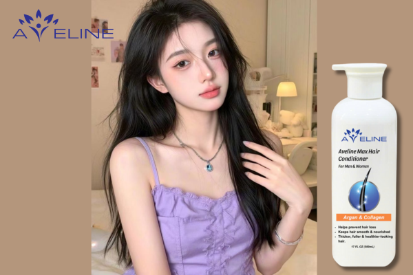 Condition Hair with Aveline Conditioner