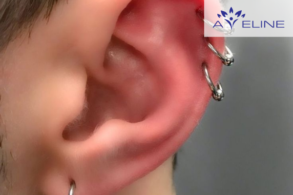 What does hair on the left outer ear mean?